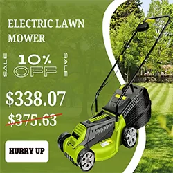 Save 10% on Electric Lawn Mower - Hot Deal for a Limited Time